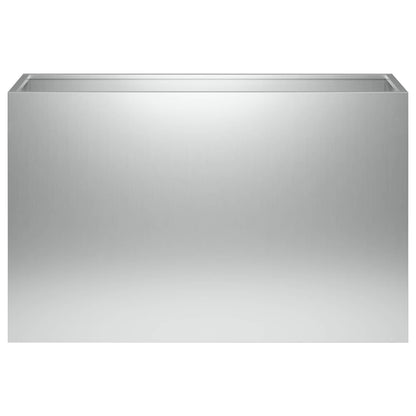 Plantenbak zilver 80 x 30 x 40 cm Gegalvaniseerd staal