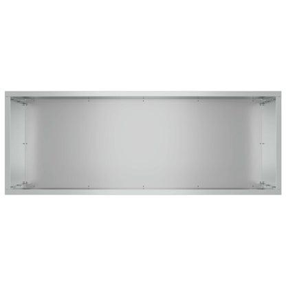 Plantenbak 2 st zilver 80 x 30 x 40 cm Gegalvaniseerd staal