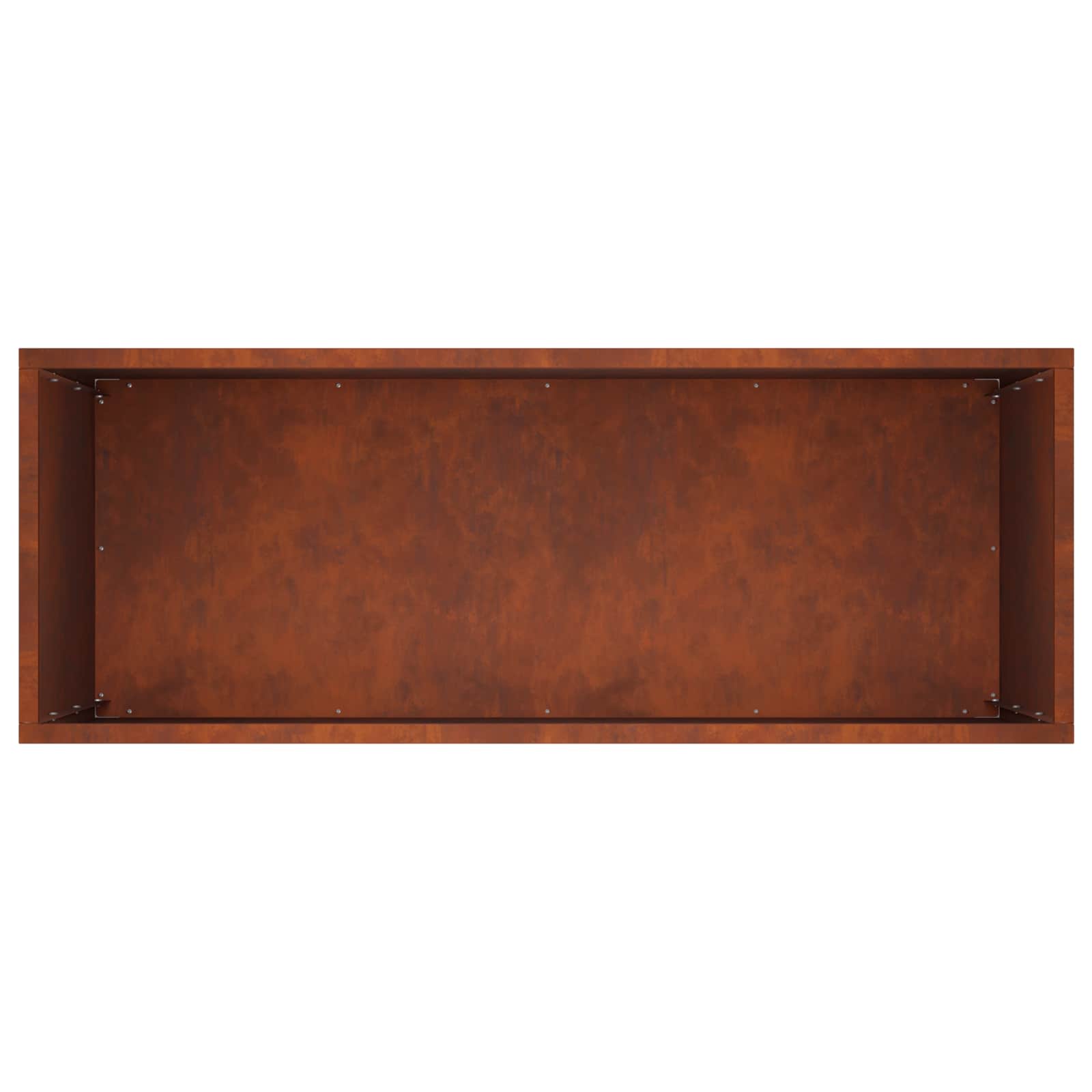 Plantenbak Roestkleurig 80 x 30 x 40 cm weervast staal