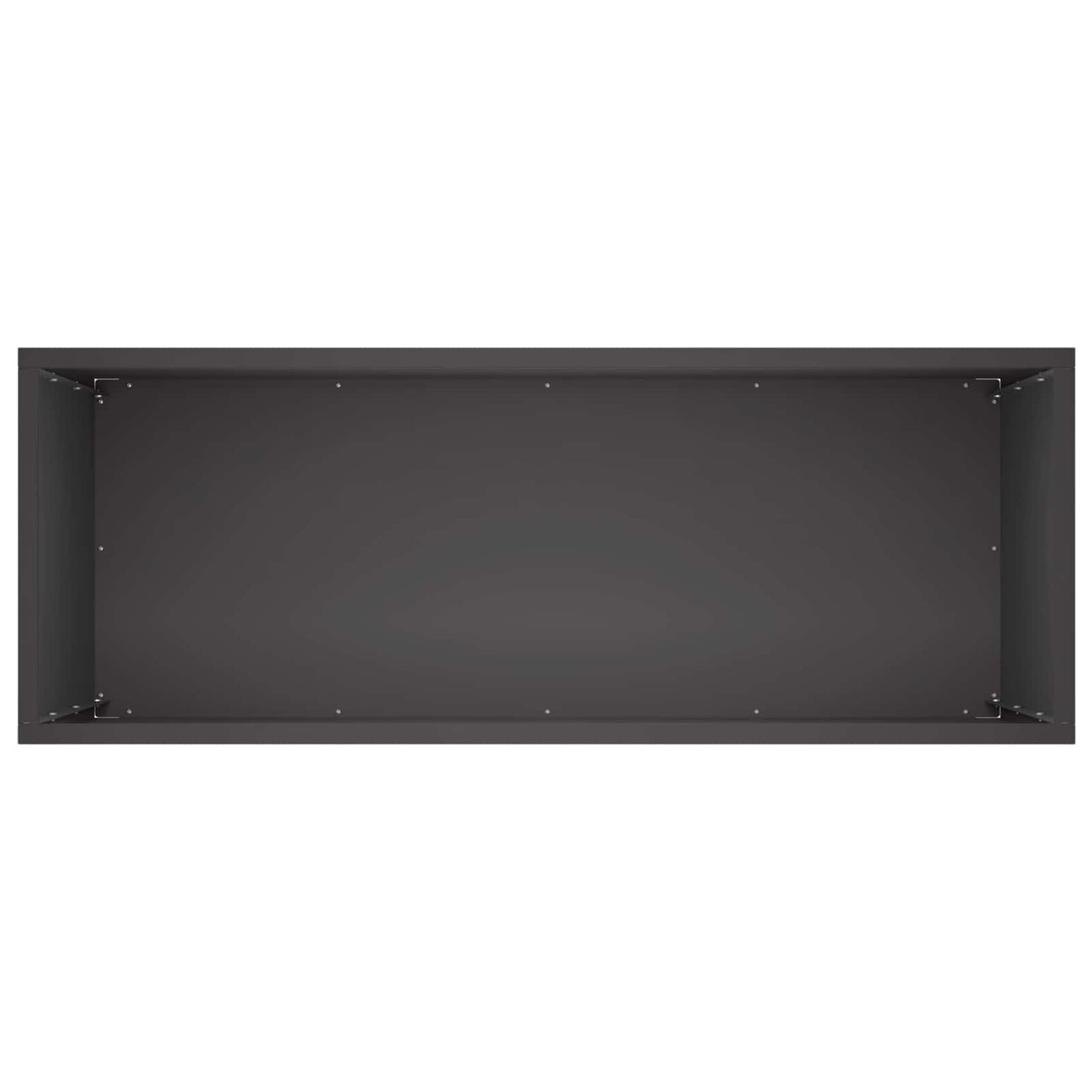 Plantenbak Zwart 80 x 30 x 50 cm Koudgewalst staal