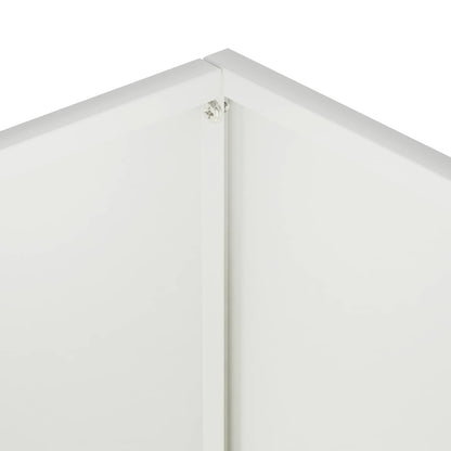 Plantenbak Wit 80 x 30 x 50 cm Koudgewalst staal