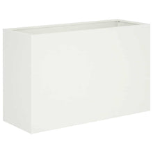 Plantenbak Wit 80 x 30 x 50 cm Koudgewalst staal