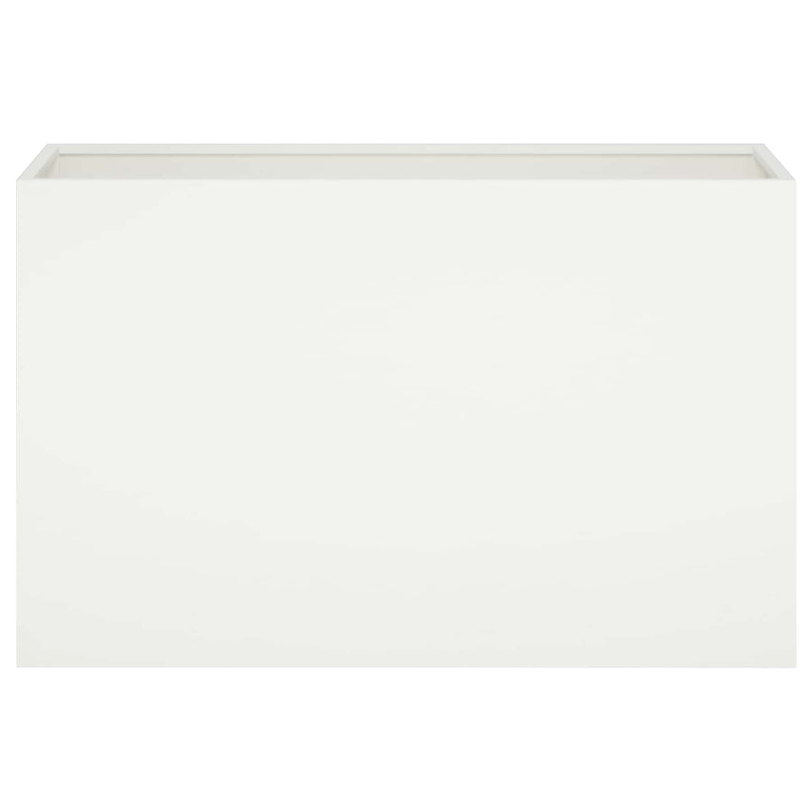 Plantenbak Wit 80 x 30 x 50 cm Koudgewalst staal
