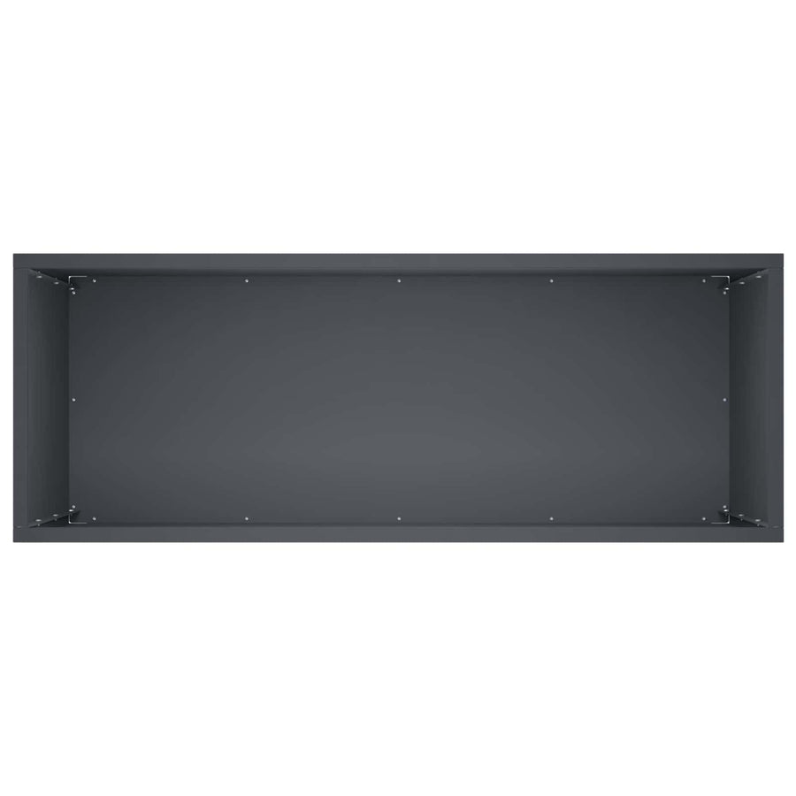Plantenbak Antraciet 80 x 30 x 50 cm Koudgewalst staal