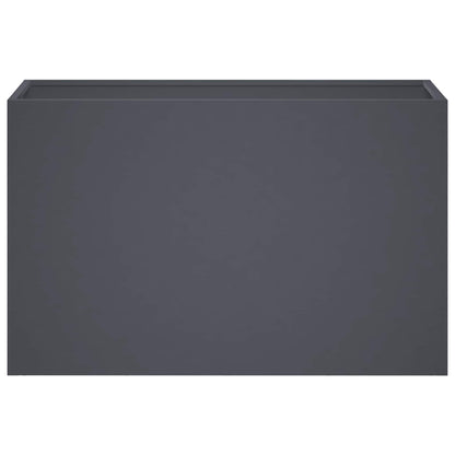 Plantenbak 2 st Antraciet 80 x 30 x 50 cm Koudgewalst staal