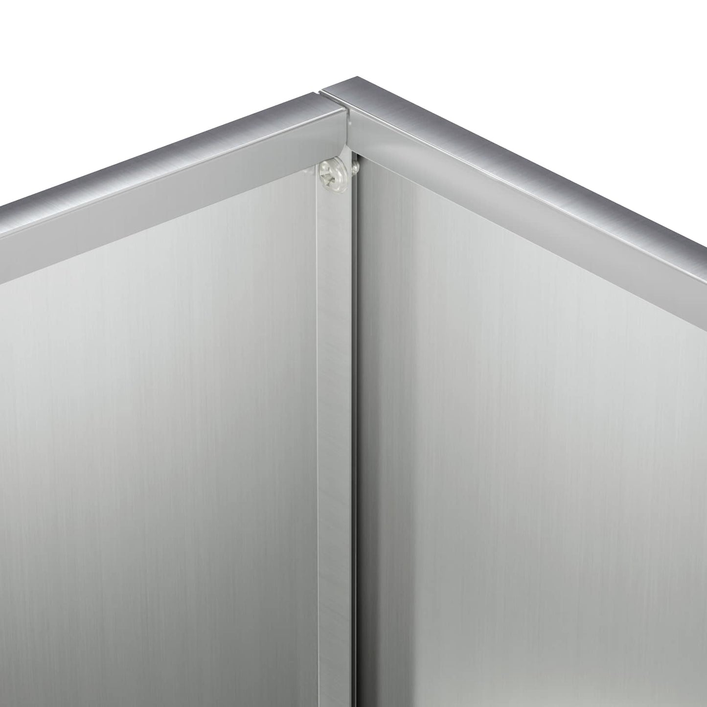 Plantenbak zilver 80 x 30 x 50 cm Gegalvaniseerd staal