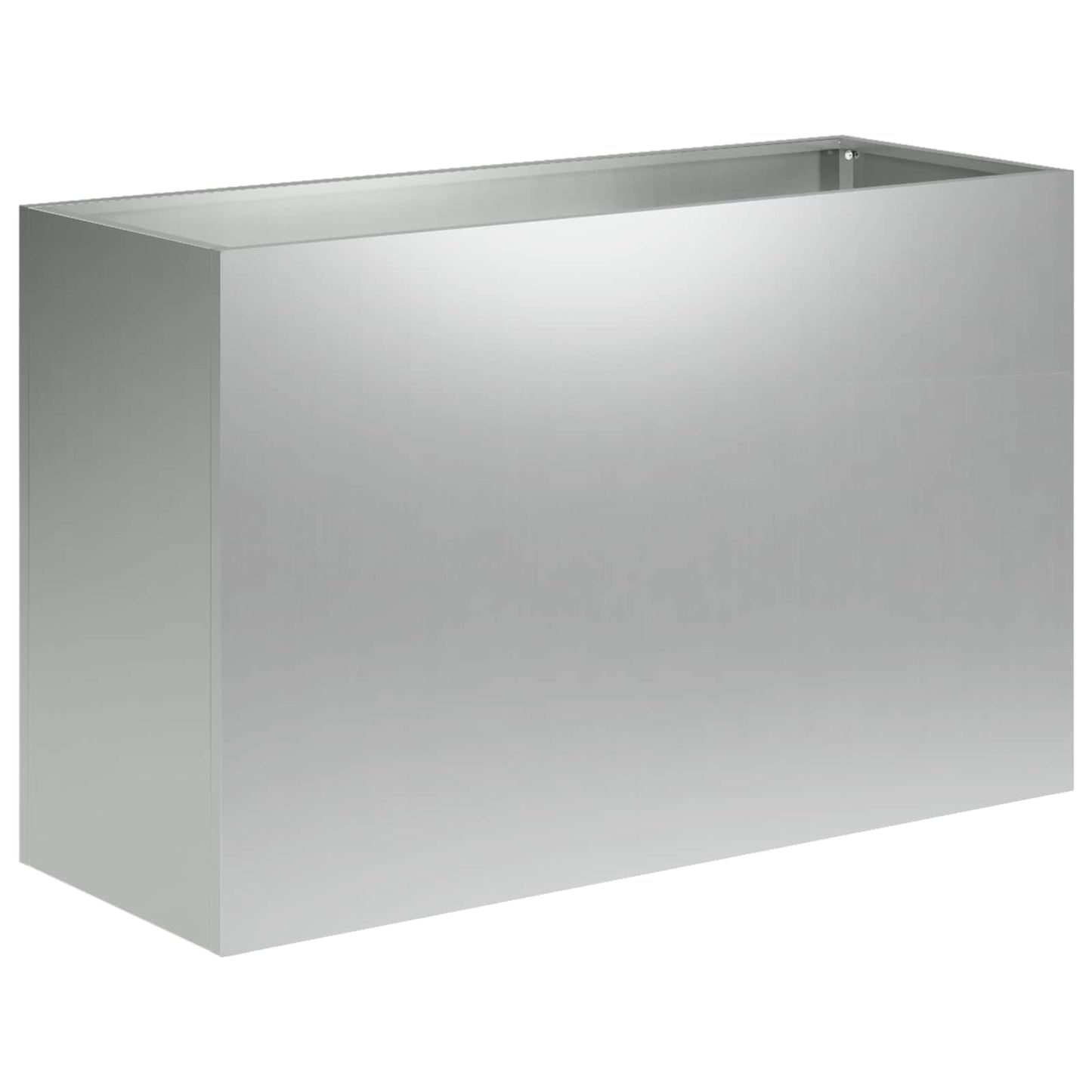 Plantenbak zilver 80 x 30 x 50 cm Gegalvaniseerd staal