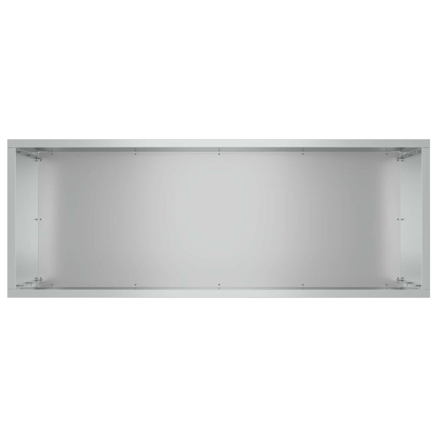 Plantenbak zilver 80 x 30 x 50 cm Gegalvaniseerd staal