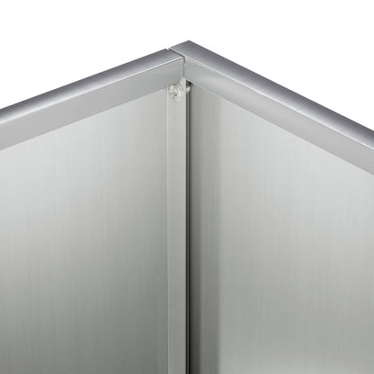 Plantenbak 2 st zilver 80 x 30 x 50 cm Gegalvaniseerd staal