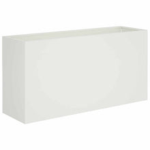 Plantenbak Wit 100 x 30 x 40 cm Koudgewalst staal