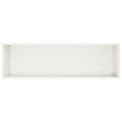 Plantenbak Wit 100 x 30 x 40 cm Koudgewalst staal