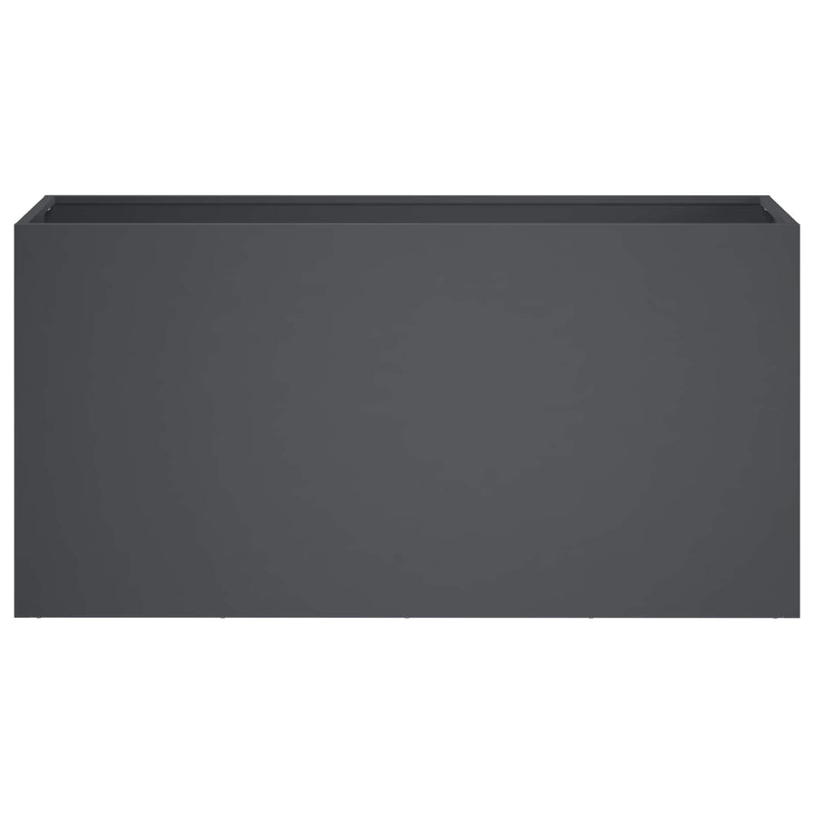 Plantenbak Antraciet 100 x 30 x 40 cm Koudgewalst staal