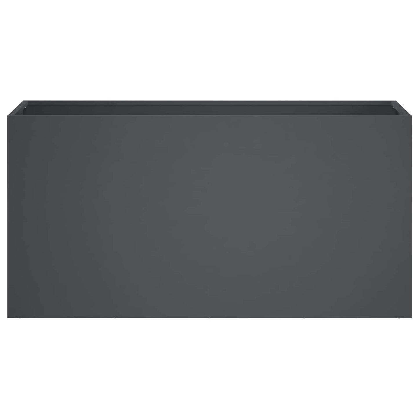 Plantenbak 2 st Antraciet 100 x 30 x 40 cm Koudgewalst staal