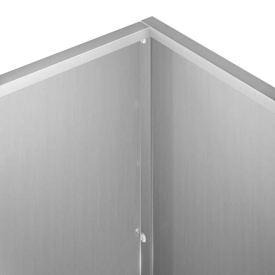 Plantenbak 2 st zilver 100 x 30 x 40 cm Gegalvaniseerd staal