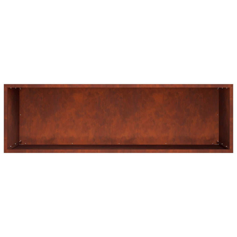Plantenbak Roestkleurig 100 x 30 x 40 cm weervast staal