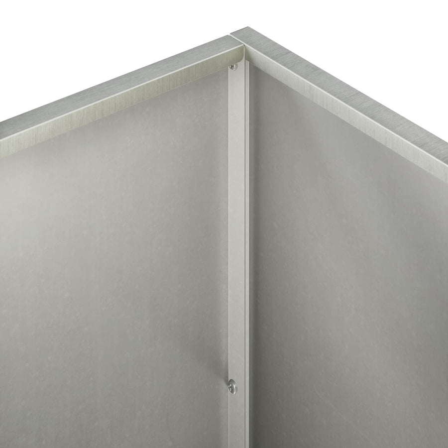Plantenbak zilver 100 x 30 x 50 cm Roestvrij staal
