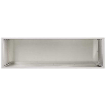 Plantenbak zilver 100 x 30 x 50 cm Roestvrij staal
