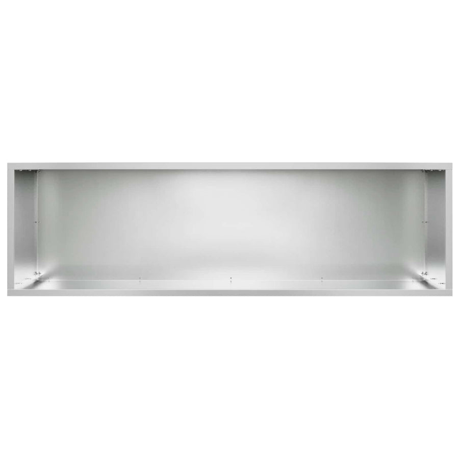 Plantenbak 2 st zilver 100 x 30 x 50 cm Gegalvaniseerd staal