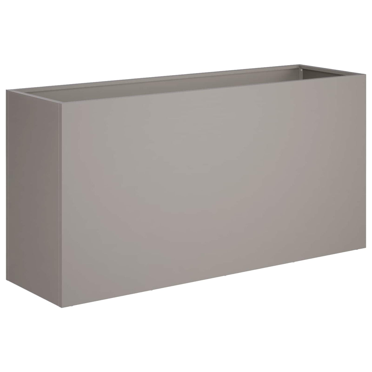 Plantenbak 2 st Roestkleurig 100 x 30 x 50 cm weervast staal