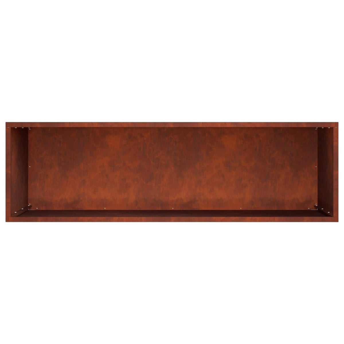 Plantenbak 2 st Roestkleurig 100 x 30 x 50 cm weervast staal