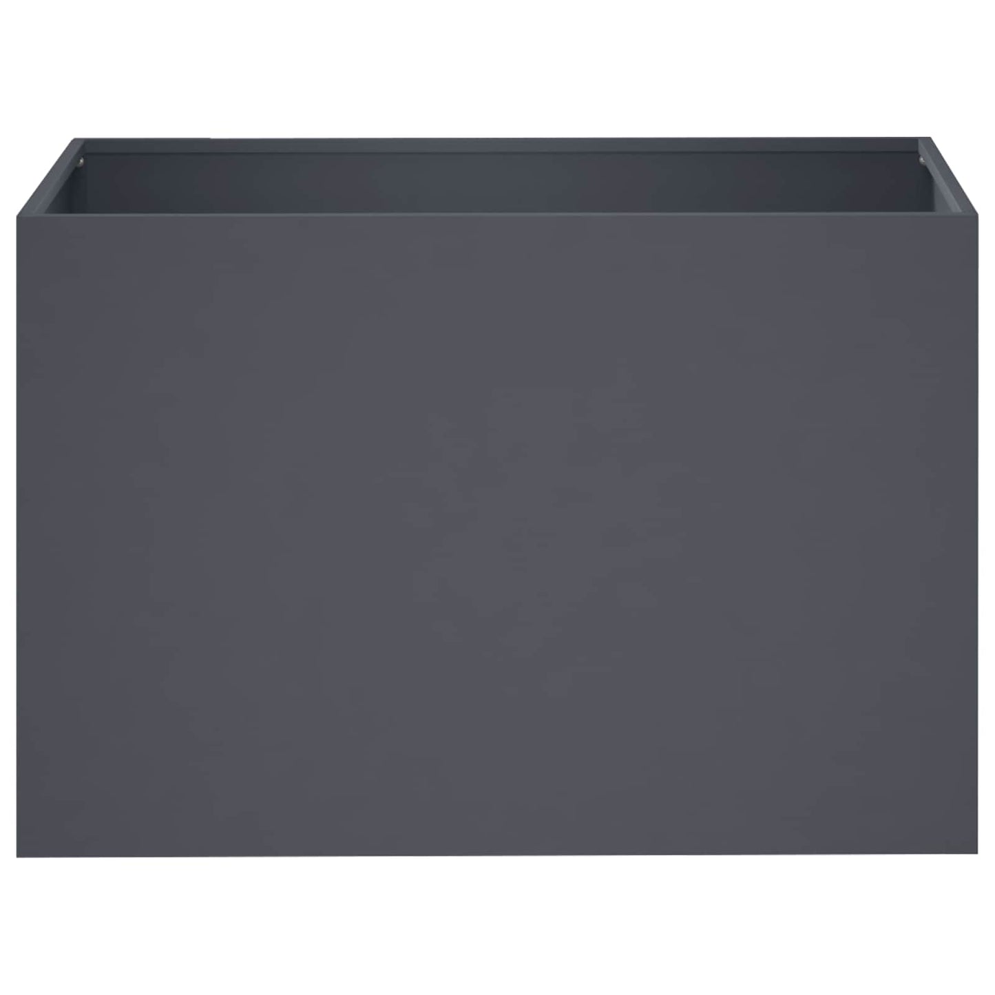 Plantenbak 2 st Antraciet 50 x 40 x 40 cm Koudgewalst staal