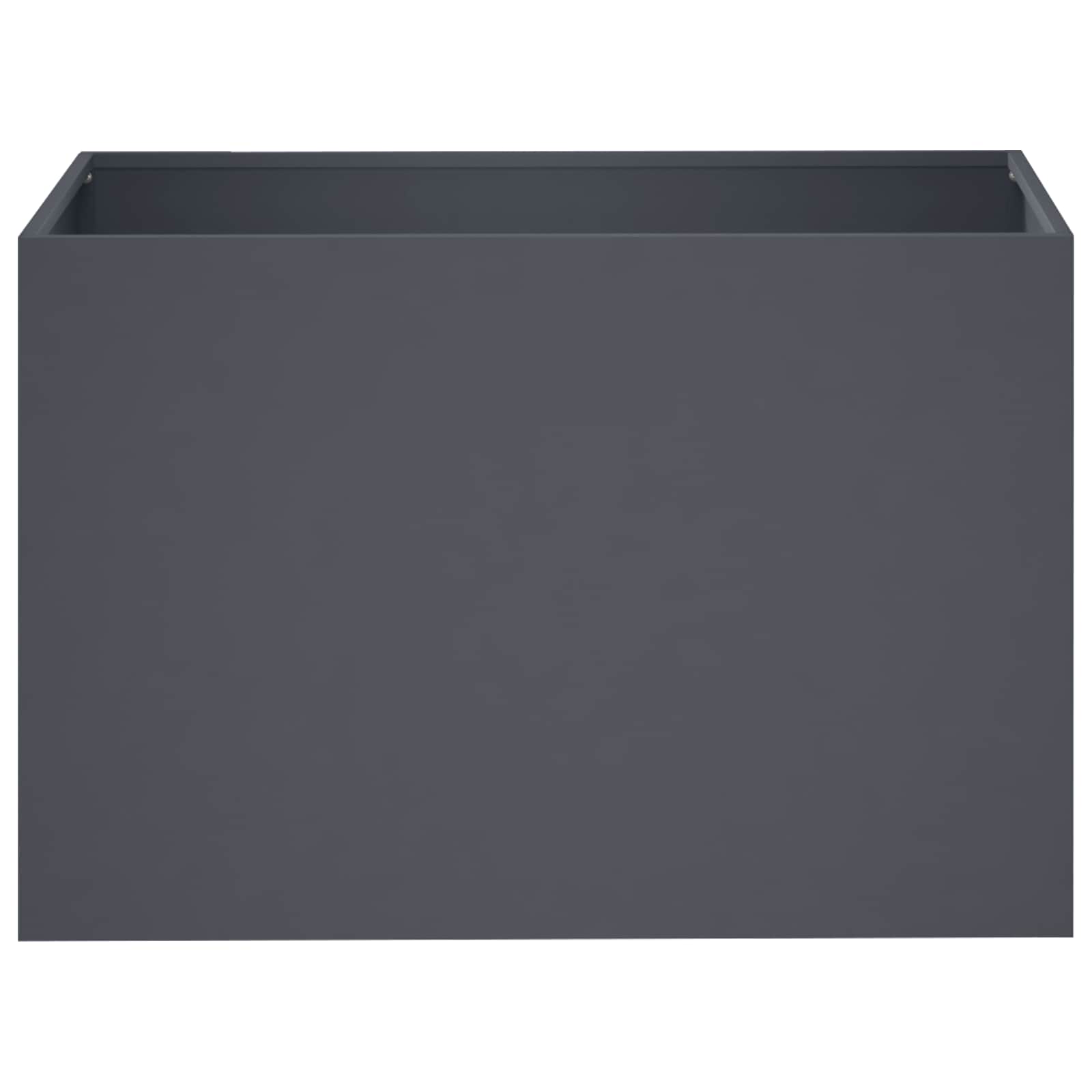 Plantenbak 2 st Antraciet 50 x 40 x 40 cm Koudgewalst staal