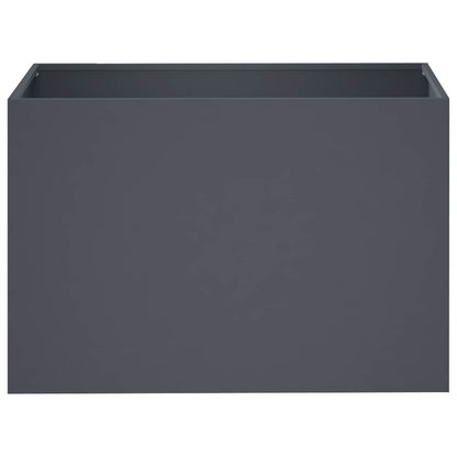 Plantenbak 2 st Antraciet 50 x 40 x 40 cm Koudgewalst staal