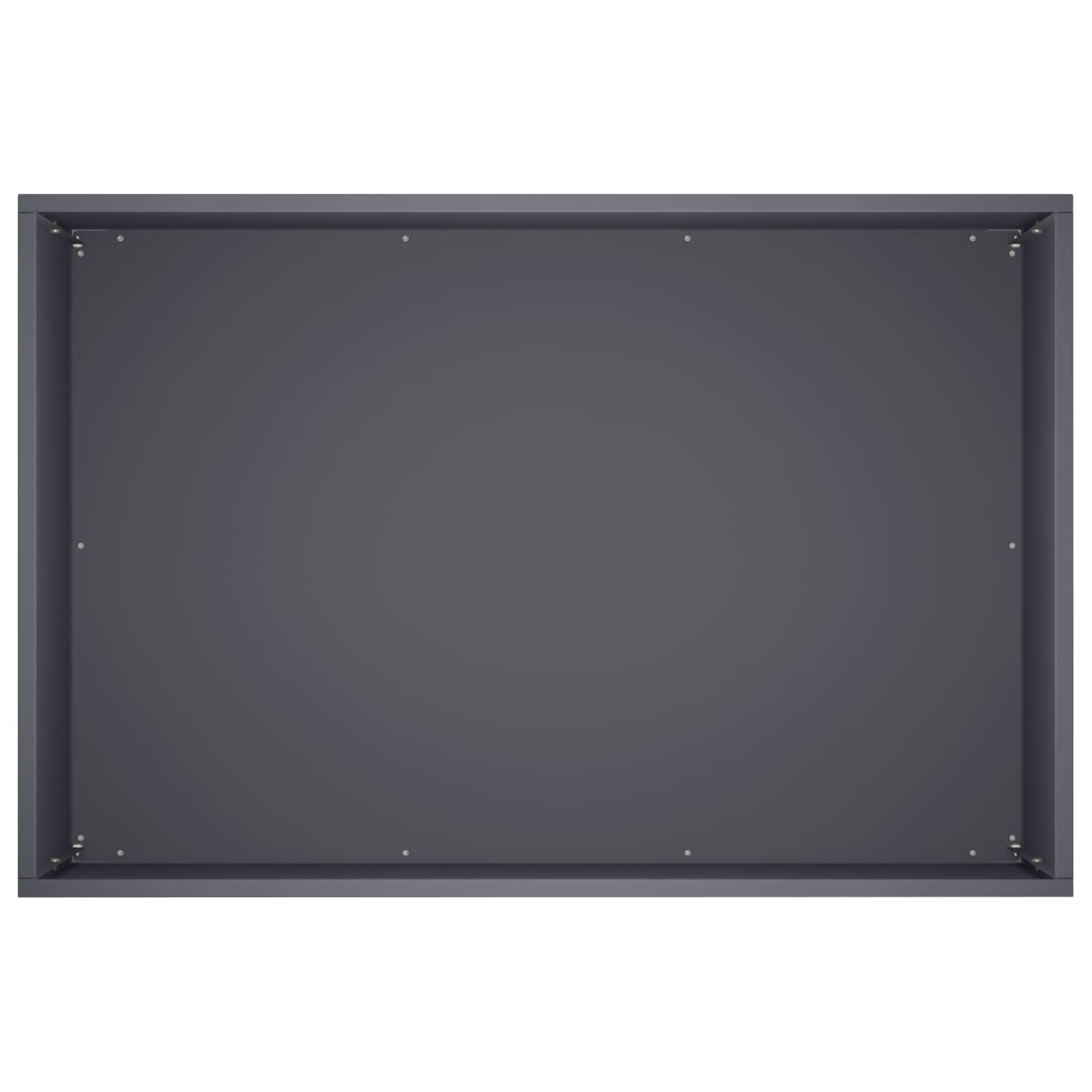 Plantenbak 2 st Antraciet 50 x 40 x 40 cm Koudgewalst staal