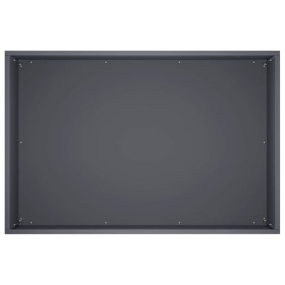 Plantenbak 2 st Antraciet 50 x 40 x 40 cm Koudgewalst staal