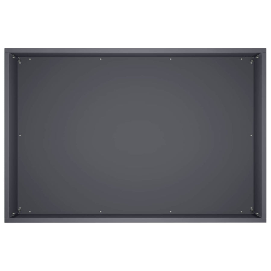 Plantenbak 2 st Antraciet 50 x 40 x 40 cm Koudgewalst staal