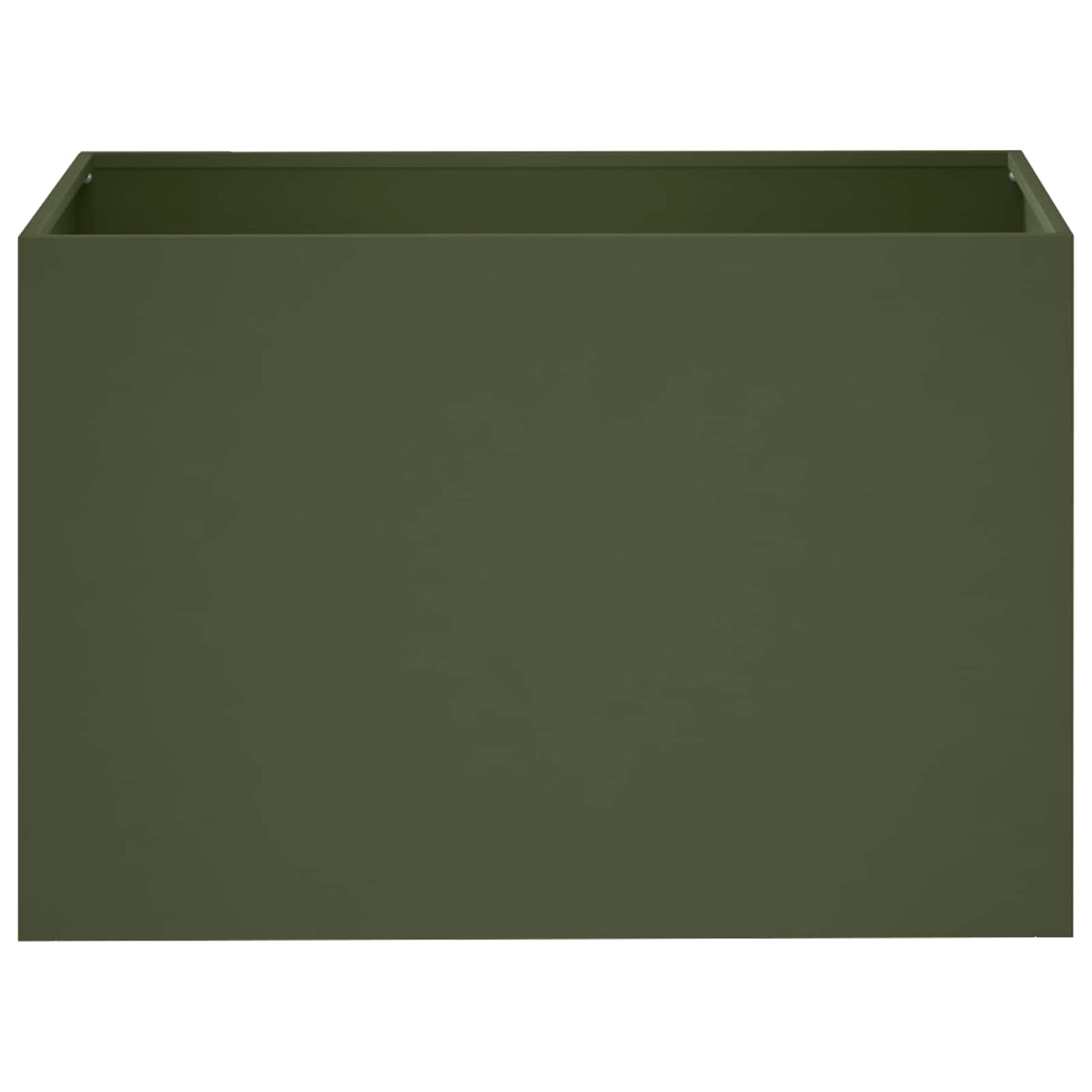 Plantenbak Olijfgroen 50 x 40 x 40 cm Koudgewalst staal