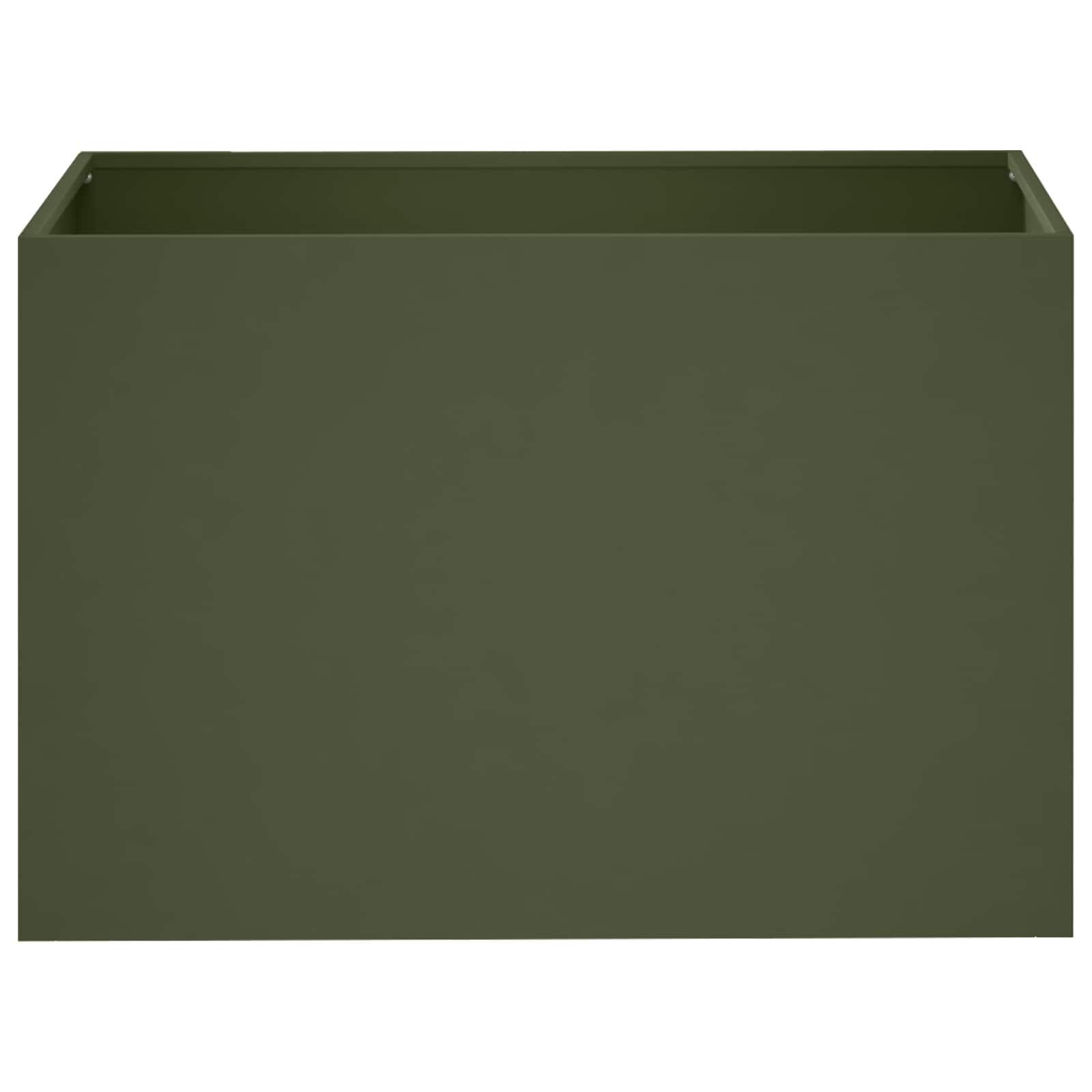 Plantenbak Olijfgroen 50 x 40 x 40 cm Koudgewalst staal