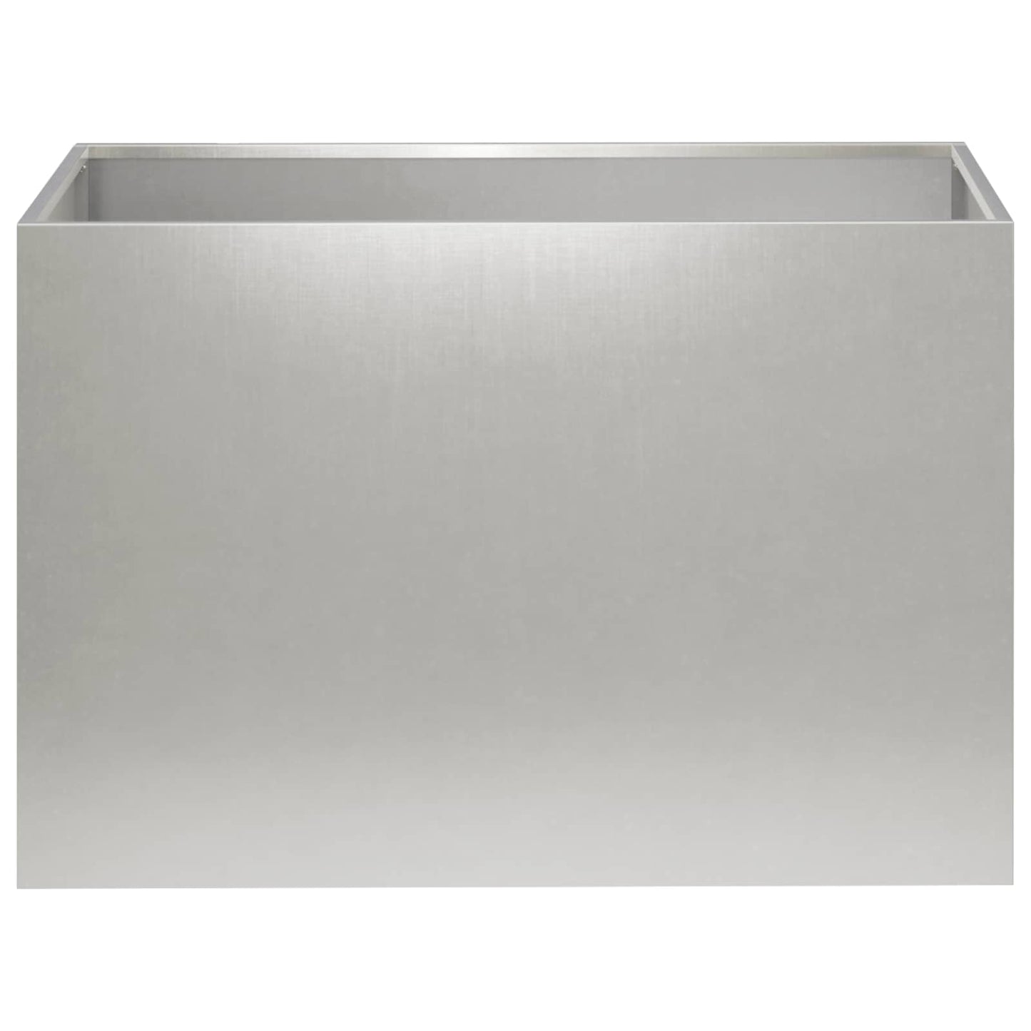 Plantenbak zilver 50 x 40 x 40 cm Roestvrij staal