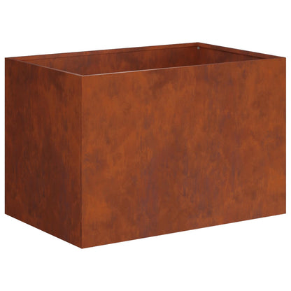 Plantenbak Roestkleurig 50 x 40 x 40 cm weervast staal