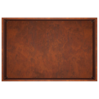 Plantenbak Roestkleurig 50 x 40 x 40 cm weervast staal