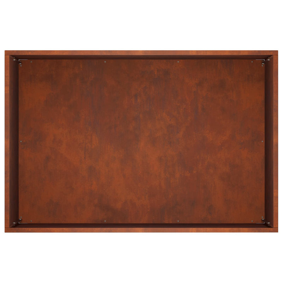 Plantenbak Roestkleurig 50 x 40 x 40 cm weervast staal