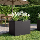 Plantenbak 50x40x50 cm staal zwart
