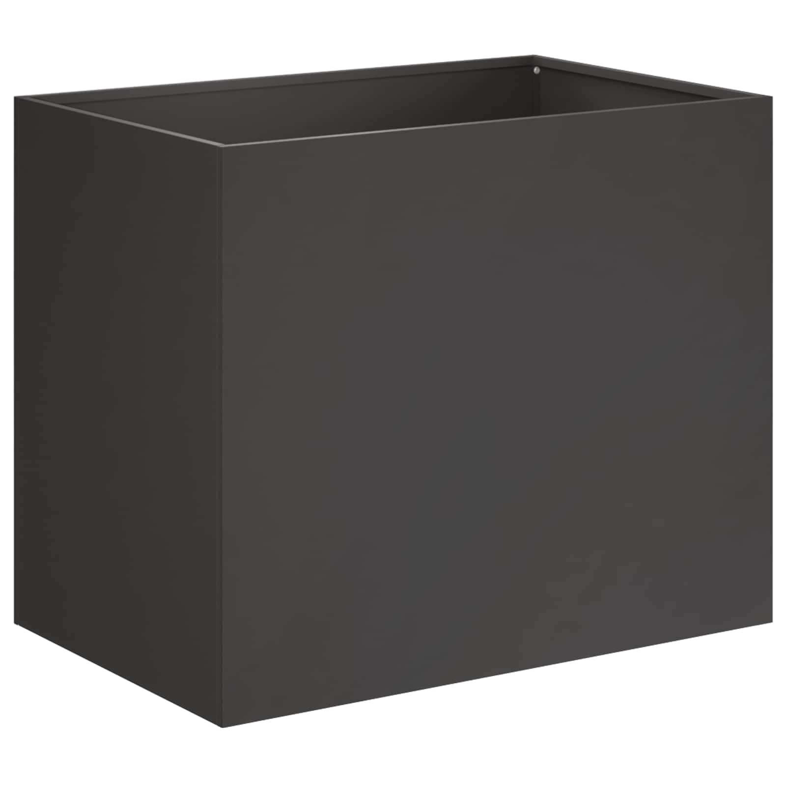 Plantenbak Zwart 50 x 40 x 50 cm Koudgewalst staal