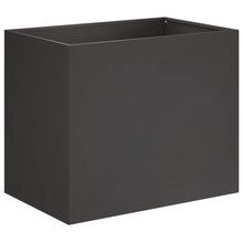 Plantenbak Zwart 50 x 40 x 50 cm Koudgewalst staal