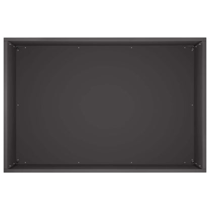 Plantenbak Zwart 50 x 40 x 50 cm Koudgewalst staal