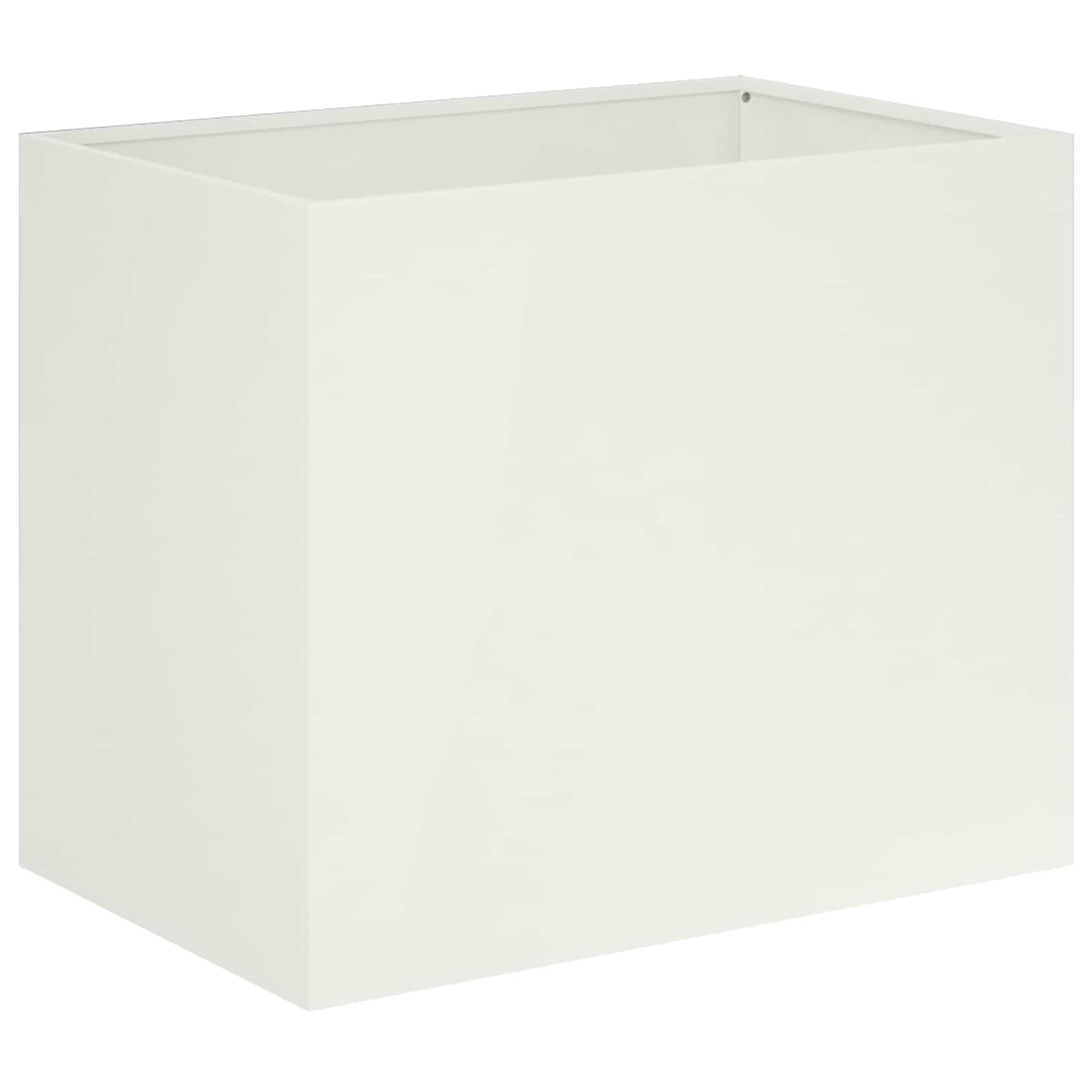 Plantenbak 2 st Wit 50 x 40 x 50 cm Koudgewalst staal