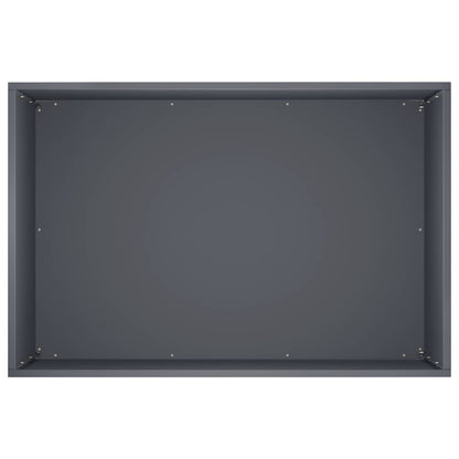Plantenbak 2 st Antraciet 50 x 40 x 50 cm Koudgewalst staal