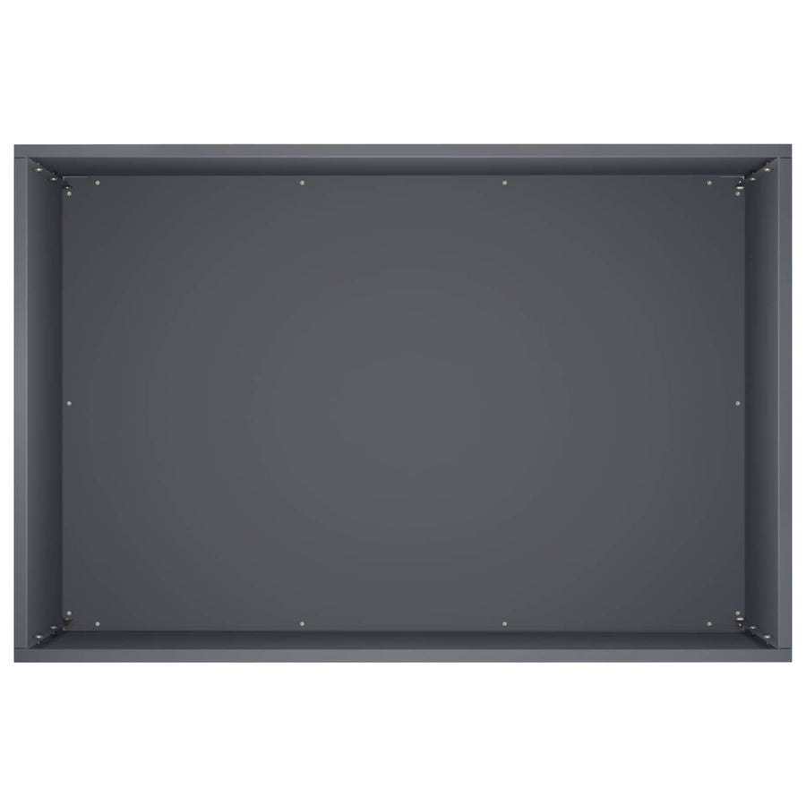 Plantenbak 2 st Antraciet 50 x 40 x 50 cm Koudgewalst staal