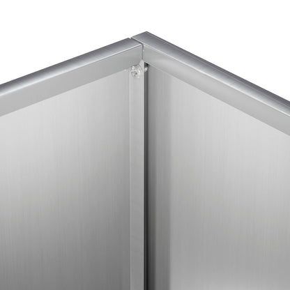 Plantenbak zilver 50 x 40 x 50 cm Gegalvaniseerd staal