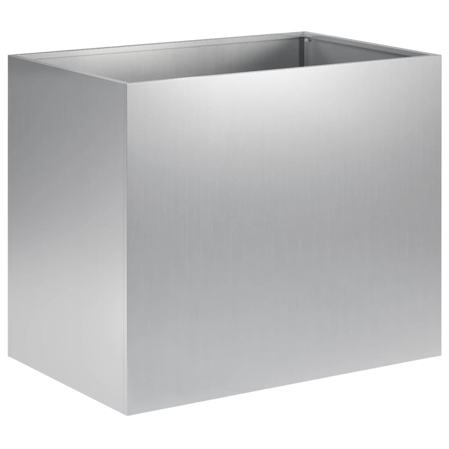 Plantenbak zilver 50 x 40 x 50 cm Gegalvaniseerd staal