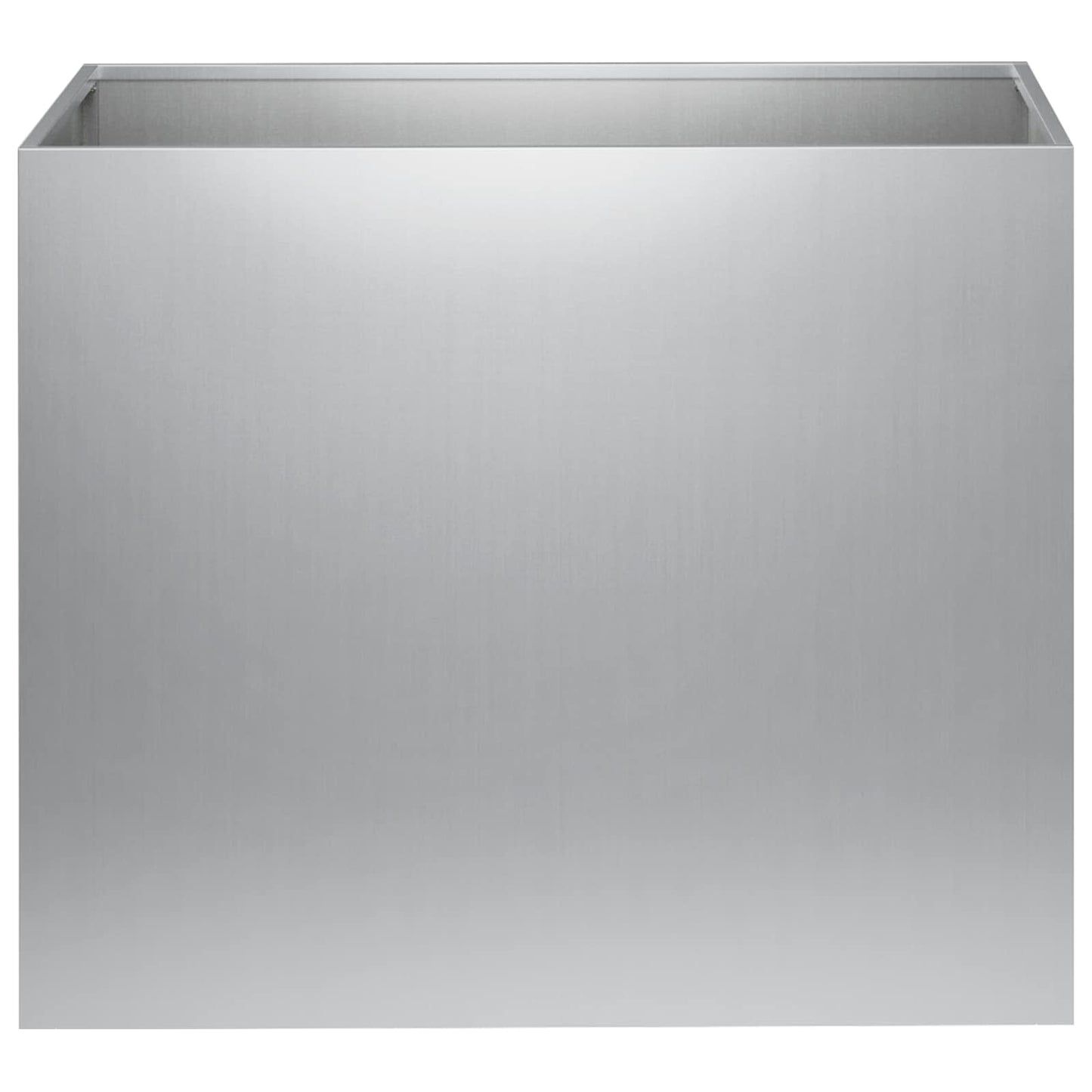 Plantenbak 2 st zilver 50 x 40 x 50 cm Gegalvaniseerd staal