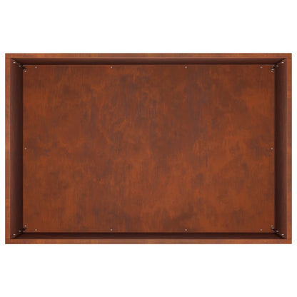 Plantenbak Roestkleurig 50 x 40 x 50 cm weervast staal