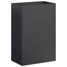 Plantenbak Zwart 50 x 40 x 75 cm Koudgewalst staal
