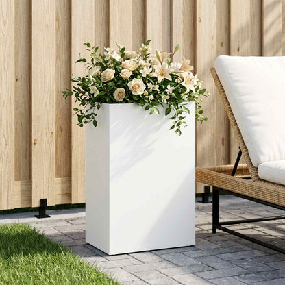 Plantenbak Wit 50 x 40 x 75 cm Koudgewalst staal