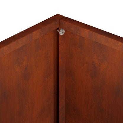 Plantenbak Roestkleurig 50 x 40 x 75 cm weervast staal
